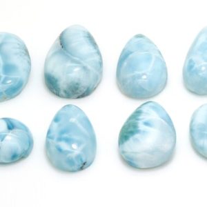 Shop Larimar Chip & Nugget Beads! Natural Dominican Larimar Cabochon – Chips Rock Smooth Stone Gemstone Pear Tear Oval Round Beads for Ring Necklace Pendant Jewelry – PGL101 | Natural genuine chip Larimar beads for beading and jewelry making.  #jewelry #beads #beadedjewelry #diyjewelry #jewelrymaking #beadstore #beading #affiliate #ad