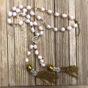 Shop Pearl Necklaces! Pearl Necklace – Long – Brass Jewelry – Gemstone Jewellery – Crystal – Tassel – Luxe | Natural genuine Pearl necklaces. Buy crystal jewelry, handmade handcrafted artisan jewelry for women.  Unique handmade gift ideas. #jewelry #beadednecklaces #beadedjewelry #gift #shopping #handmadejewelry #fashion #style #product #necklaces #affiliate #ad