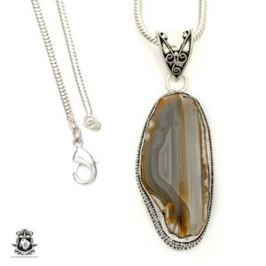 Shop Petrified Wood Pendants! Czech Republic PETRIFIED Wood STALACTITE Pendant & FREE 3MM Italian 925 Sterling Silver Chain V1773 | Natural genuine Petrified Wood pendants. Buy crystal jewelry, handmade handcrafted artisan jewelry for women.  Unique handmade gift ideas. #jewelry #beadedpendants #beadedjewelry #gift #shopping #handmadejewelry #fashion #style #product #pendants #affiliate #ad