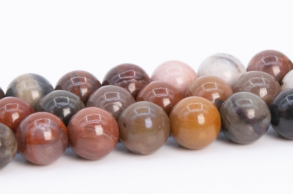 6mm Brown Petrified Wood Jasper Beads Grade Aaa Genuine Natural Gemstone Round Loose Beads 15" / 7.5" Bulk Lot Options (111819)