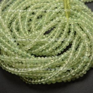 Shop Prehnite Rondelle Beads! 14 Inches Strand,Natural Prehnite Smooth Rondelle,Size 4-4.5mm | Natural genuine rondelle Prehnite beads for beading and jewelry making.  #jewelry #beads #beadedjewelry #diyjewelry #jewelrymaking #beadstore #beading #affiliate #ad
