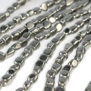 Shop Pyrite Chip & Nugget Beads! 8×6-12x8mm Iron Pyrite Gemstone Nugget Pebble Loose Beads 16 inch Full Strand LOT 1,2,6 (90185926-853) | Natural genuine chip Pyrite beads for beading and jewelry making.  #jewelry #beads #beadedjewelry #diyjewelry #jewelrymaking #beadstore #beading #affiliate #ad