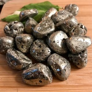 Tumbled Pyrite Fools Gold  polished  Stones Gift Bag and Note | Natural genuine stones & crystals in various shapes & sizes. Buy raw cut, tumbled, or polished gemstones for making jewelry or crystal healing energy vibration raising reiki stones. #crystals #gemstones #crystalhealing #crystalsandgemstones #energyhealing #affiliate #ad