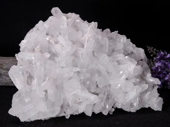 Natural Himalaya Abundance Crystal Cluster/clear Himalaya Family Quartz Crystal Cluster/crystal Décor/special Gift/gift For Her/reiki