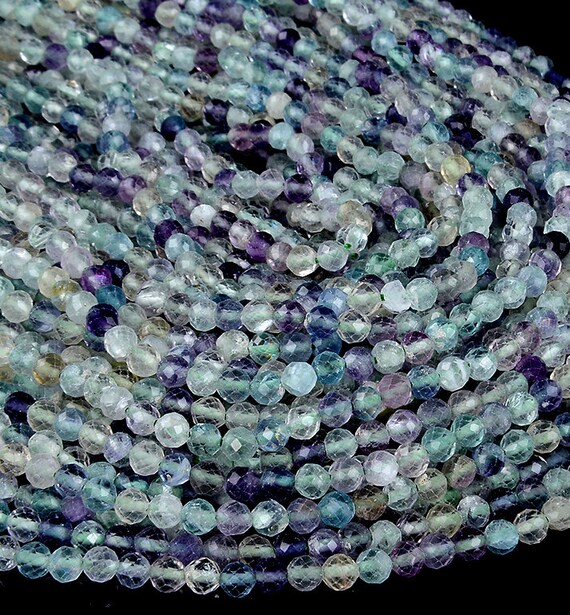 Rainbow Fluorite Gemstone Grade Aa Micro Faceted Round 3mm 4mm Beads Bulk Lot 1,2,6,12 And 50 (p10) Rainbow Fluorite Gemstone Grade Aa Micro Faceted Round 3mm 4mm Beads Bulk Lot 1,2,6,12 And 50 (p10)