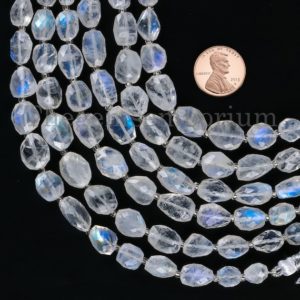 Shop Rainbow Moonstone Chip & Nugget Beads! Rainbow Moonstone Faceted Fancy Nuggets Beads, 6×7-9x12mm Rainbow Moonstone Beads, Moonstone Beads, FMoonstone Beads, Nugget Fancy Beads | Natural genuine chip Rainbow Moonstone beads for beading and jewelry making.  #jewelry #beads #beadedjewelry #diyjewelry #jewelrymaking #beadstore #beading #affiliate #ad