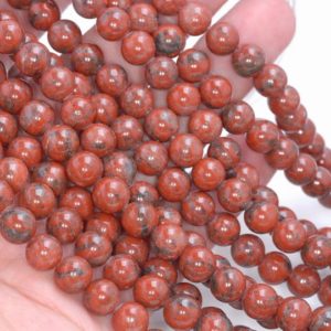 Shop Red Jasper Beads! Genuine Natural Red Jasper Gemstone Grade Aa Round 4mm 6mm 8mm 10mm 12mm Loose Beads 15 inch Full Strand BULK LOT 1,2,6,12 and 50 (M37) | Natural genuine beads Red Jasper beads for beading and jewelry making.  #jewelry #beads #beadedjewelry #diyjewelry #jewelrymaking #beadstore #beading #affiliate #ad