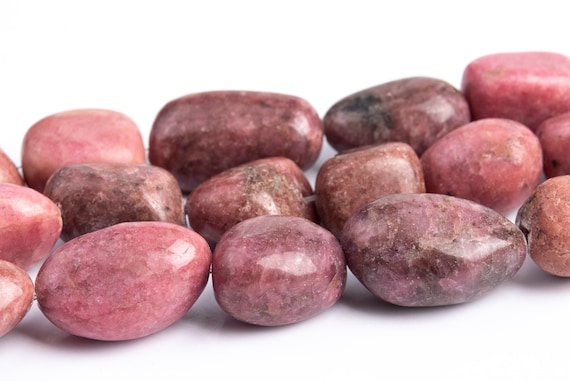 8-10mm Pink Rhodonite Beads Pebble Nugget Grade Aaa Genuine Natural Gemstone Full Strand Loose Beads 15.5" Bulk Lot Options (108033-2618)