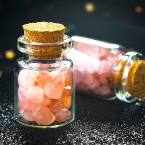 Shop Rose Quartz Chip & Nugget Beads! 2 Pcs – 35x22MM Bottle Baby Pink Rose Quartz Chip Beads Healing Gemstone In The Wishing Bottle (114379) | Natural genuine chip Rose Quartz beads for beading and jewelry making.  #jewelry #beads #beadedjewelry #diyjewelry #jewelrymaking #beadstore #beading #affiliate #ad
