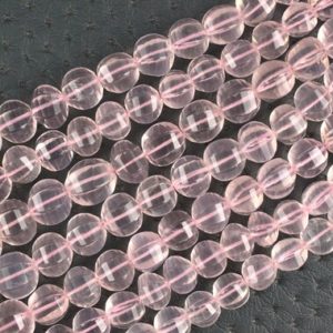 Shop Rose Quartz Faceted Beads! AAA Quality 8" Long Natural Rose Quartz Fancy Shape Faceted 8-9 mm Approx Strand,Rose Quartz,Natural Quartz,23 Piece,Wholesale Price | Natural genuine faceted Rose Quartz beads for beading and jewelry making.  #jewelry #beads #beadedjewelry #diyjewelry #jewelrymaking #beadstore #beading #affiliate #ad