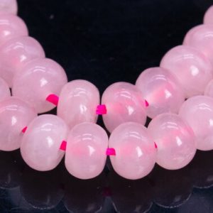 Shop Rose Quartz Rondelle Beads! Genuine Natural Rose Quartz Gemstone Beads 6x4MM Pink Rondelle AA Quality Loose Beads (103418) | Natural genuine rondelle Rose Quartz beads for beading and jewelry making.  #jewelry #beads #beadedjewelry #diyjewelry #jewelrymaking #beadstore #beading #affiliate #ad