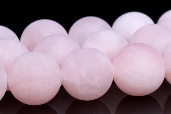 15-16mm Matte Rose Quartz Beads Grade Aa Genuine Natural Gemstone Round Loose Beads 15.5"/ 7.5"/ 4" Bulk Lot Options (103505)