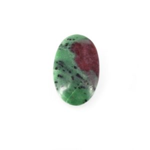 Shop Ruby Zoisite Round Beads! Ruby Zoisite Cabochon | Round Flat Back Cabochon | 26mm x 42mm – 7mm Dome Height | OOAK Natural Gemstone Cabochon | Natural genuine round Ruby Zoisite beads for beading and jewelry making.  #jewelry #beads #beadedjewelry #diyjewelry #jewelrymaking #beadstore #beading #affiliate #ad