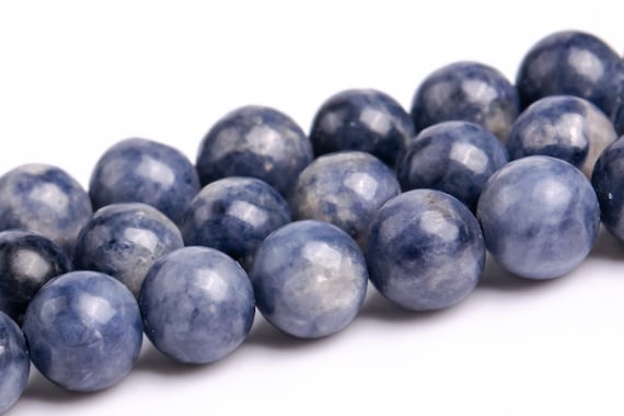 5mm Blue Sapphire Beads Grade A Genuine Natural Gemstone Round Loose Beads 15" / 7.5" Bulk Lot Options (116901)