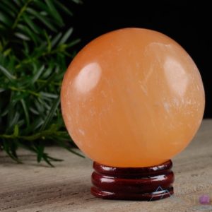 Shop Selenite Stones & Crystals! Orange SELENITE Crystal Sphere – Crystal Ball, Housewarming Gift, Home Decor, E1128 | Natural genuine stones & crystals in various shapes & sizes. Buy raw cut, tumbled, or polished gemstones for making jewelry or crystal healing energy vibration raising reiki stones. #crystals #gemstones #crystalhealing #crystalsandgemstones #energyhealing #affiliate #ad