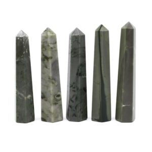 Shop Serpentine Points & Wands! Serpentine gemstone tower – Crystal healing, Green crystal, Past Life crystal, Kundalini crystal | Natural genuine stones & crystals in various shapes & sizes. Buy raw cut, tumbled, or polished gemstones for making jewelry or crystal healing energy vibration raising reiki stones. #crystals #gemstones #crystalhealing #crystalsandgemstones #energyhealing #affiliate #ad