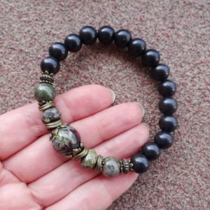 Shop Shungite Bracelets! Shungite, Dragon Blood Bracelet /healing protection jewelry | Natural genuine Shungite bracelets. Buy crystal jewelry, handmade handcrafted artisan jewelry for women.  Unique handmade gift ideas. #jewelry #beadedbracelets #beadedjewelry #gift #shopping #handmadejewelry #fashion #style #product #bracelets #affiliate #ad