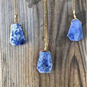 Shop Sodalite Pendants! Chakra Jewelry / Sodalite / Sodalite Pendant / Sodalite Necklace / Reiki Jewelry / Boho Necklace /Blue Sodalite / Gold Filled | Natural genuine Sodalite pendants. Buy crystal jewelry, handmade handcrafted artisan jewelry for women.  Unique handmade gift ideas. #jewelry #beadedpendants #beadedjewelry #gift #shopping #handmadejewelry #fashion #style #product #pendants #affiliate #ad