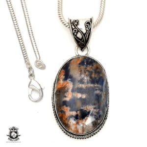 Shop Sodalite Pendants! ORANGE SODALITE (Canada Mined) Pendant & FREE 3MM Italian 925 Sterling Silver Chain  V1540 | Natural genuine Sodalite pendants. Buy crystal jewelry, handmade handcrafted artisan jewelry for women.  Unique handmade gift ideas. #jewelry #beadedpendants #beadedjewelry #gift #shopping #handmadejewelry #fashion #style #product #pendants #affiliate #ad