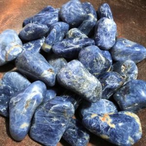 Shop Tumbled Sodalite Crystals & Pocket Stones! Sodalite Tumbled Stone Blue | Gemstone Natural Crystal | Natural genuine stones & crystals in various shapes & sizes. Buy raw cut, tumbled, or polished gemstones for making jewelry or crystal healing energy vibration raising reiki stones. #crystals #gemstones #crystalhealing #crystalsandgemstones #energyhealing #affiliate #ad