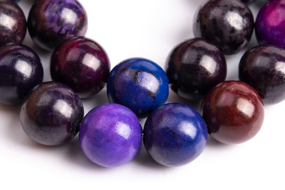 Jasper Gemstone Beads 8mm Sugilite Purple Color Round A Quality Loose Beads (111828)
