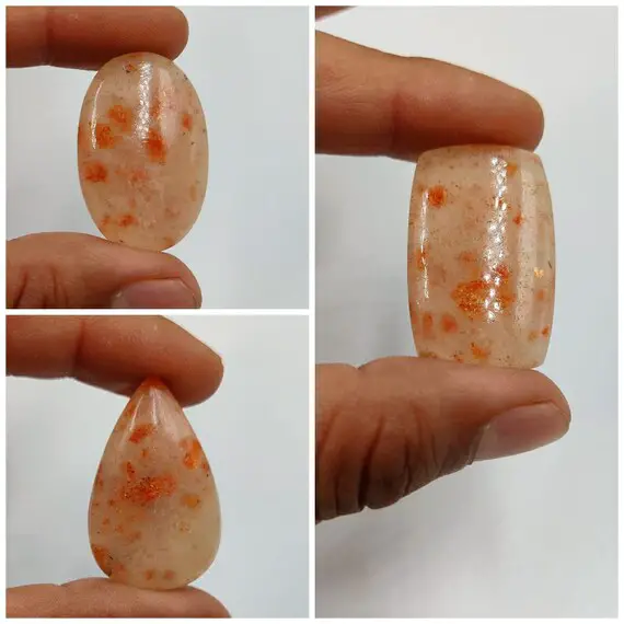 Aaa Quality Natural Golden Sunstone Cabochon Gemstone /healing Stone / Making Jewelry