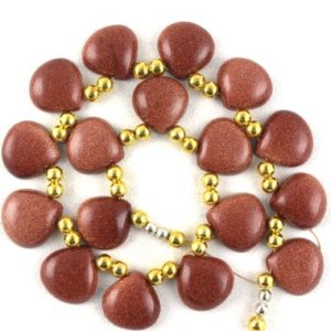 Shop Sunstone Bead Shapes! Red Sunstone Smooth Heart Briolettes beads,Sunstone,16-18mm Approx beads,Smooth Sunstone beads,Heart shape,Wholesale price,11" Long,Beads | Natural genuine other-shape Sunstone beads for beading and jewelry making.  #jewelry #beads #beadedjewelry #diyjewelry #jewelrymaking #beadstore #beading #affiliate #ad