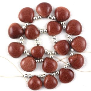 Shop Sunstone Bead Shapes! Red Sunstone Smooth Heart Briolettes beads,Sunstone,13-16mm Approx beads,Smooth Sunstone beads,Heart shape,Wholesale price,10" Long,Beads | Natural genuine other-shape Sunstone beads for beading and jewelry making.  #jewelry #beads #beadedjewelry #diyjewelry #jewelrymaking #beadstore #beading #affiliate #ad