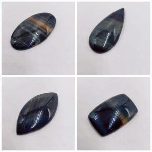Shop Tiger Eye Cabochons! AAA Quality Natural Blue  Tiger Eye cabochon Gemstone /healing stone / making jewelry | Natural genuine stones & crystals in various shapes & sizes. Buy raw cut, tumbled, or polished gemstones for making jewelry or crystal healing energy vibration raising reiki stones. #crystals #gemstones #crystalhealing #crystalsandgemstones #energyhealing #affiliate #ad