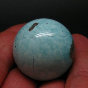 Shop Turquoise Shapes! Genuine Turquoise Ball Sphere From Erdenet Mine, Mongolia  – 32mm – 214 Carats | Natural genuine stones & crystals in various shapes & sizes. Buy raw cut, tumbled, or polished gemstones for making jewelry or crystal healing energy vibration raising reiki stones. #crystals #gemstones #crystalhealing #crystalsandgemstones #energyhealing #affiliate #ad