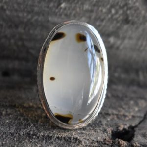 Shop Agate Rings! natural montana agate ring,925 silver ring,montana agate ring,agate ring,high quality montana agate ring,oval shape ring,gemstone ring | Natural genuine Agate rings, simple unique handcrafted gemstone rings. #rings #jewelry #shopping #gift #handmade #fashion #style #affiliate #ad