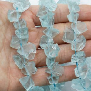 Shop Aquamarine Beads! 10~15MM Natural Aquamarine Nugget Beads,Top Drilled Crystal Beads,Nugget Crystal,Good Quality Aquamarine Beads,For Jewelry Making Beads. | Natural genuine beads Aquamarine beads for beading and jewelry making.  #jewelry #beads #beadedjewelry #diyjewelry #jewelrymaking #beadstore #beading #affiliate #ad