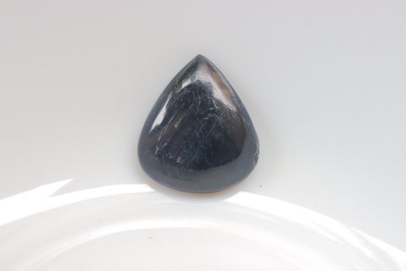 Black Tourmaline Cabochon, Natural Black Tourmaline Gemstone For Making Jewelry, Pendant Stone, Loose Stone, Black Tourmaline Crystal #2140