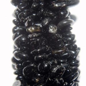 Shop Black Tourmaline Chip & Nugget Beads! Genuine Black Tourmaline – Freeform Chips approx. 8 mm – Long Strand 36" | Natural genuine chip Black Tourmaline beads for beading and jewelry making.  #jewelry #beads #beadedjewelry #diyjewelry #jewelrymaking #beadstore #beading #affiliate #ad