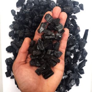 Shop Raw & Rough Black Tourmaline Stones! Black Tourmaline Chips – Tiny Black Tourmaline Crystal Pieces – Black Tourmaline Raw | Natural genuine stones & crystals in various shapes & sizes. Buy raw cut, tumbled, or polished gemstones for making jewelry or crystal healing energy vibration raising reiki stones. #crystals #gemstones #crystalhealing #crystalsandgemstones #energyhealing #affiliate #ad