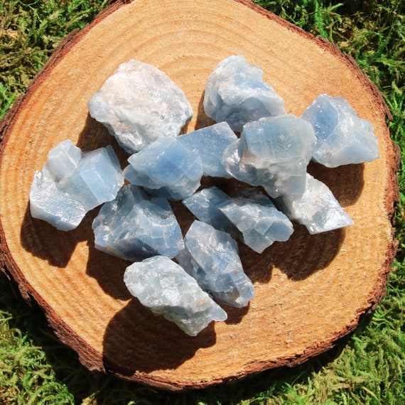Blue Calcite Raw Medium Piece