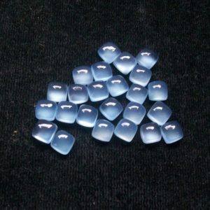 Shop Blue Chalcedony Stones & Crystals! 10 pieces 6mm Blue Chalcedony Cabochon Cushion Gemstone – Blue Chalcedony Cushion Cabochon Gemstone – 6mm blue chalcedony cabochon Gemstone | Natural genuine stones & crystals in various shapes & sizes. Buy raw cut, tumbled, or polished gemstones for making jewelry or crystal healing energy vibration raising reiki stones. #crystals #gemstones #crystalhealing #crystalsandgemstones #energyhealing #affiliate #ad