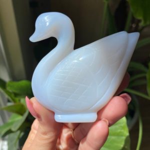 Shop Blue Chalcedony Stones & Crystals! Blue chalcedony swan figurine, duck, bird | Natural genuine stones & crystals in various shapes & sizes. Buy raw cut, tumbled, or polished gemstones for making jewelry or crystal healing energy vibration raising reiki stones. #crystals #gemstones #crystalhealing #crystalsandgemstones #energyhealing #affiliate #ad