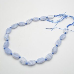 Shop Blue Lace Agate Faceted Beads! High Quality Grade A Natural Blue Lace Agate Semi-precious Gemstone Faceted Cross Drilled Rectangle Pendant / Beads – approx 15.5" strand | Natural genuine faceted Blue Lace Agate beads for beading and jewelry making.  #jewelry #beads #beadedjewelry #diyjewelry #jewelrymaking #beadstore #beading #affiliate #ad