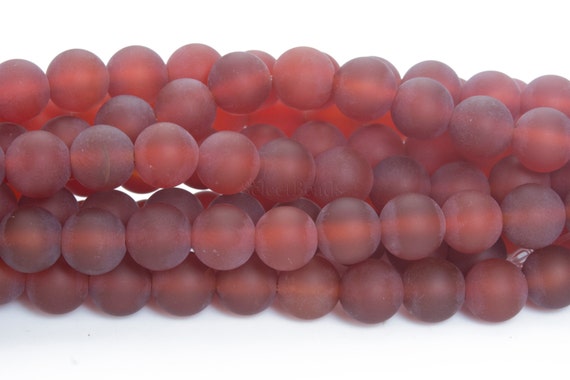 Natural Carnelian Beads - Red Carnelian Beads - Red Matte Beads - Red Gemstone Beads - Jewelry Beads And Stones - Round Beads -4-14mm-15inch