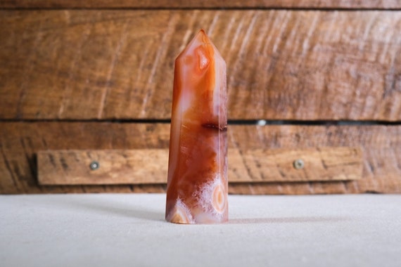 Carnelian Tower | Orange Carnelian Crystal Point