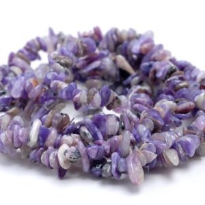 Shop Charoite Chip & Nugget Beads! 6-7MM  Genuine Charoite Gemstone Pebble Nugget Chip Loose Beads 34 inch  (80001745-A15) | Natural genuine chip Charoite beads for beading and jewelry making.  #jewelry #beads #beadedjewelry #diyjewelry #jewelrymaking #beadstore #beading #affiliate #ad