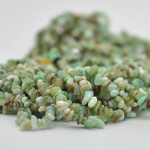 Shop Chrysoprase Chip & Nugget Beads! Natural Chrysoprase Semi-precious Gemstone Chips Nuggets Beads – 5mm – 8mm, 32" Strand | Natural genuine chip Chrysoprase beads for beading and jewelry making.  #jewelry #beads #beadedjewelry #diyjewelry #jewelrymaking #beadstore #beading #affiliate #ad