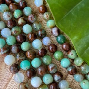 Shop Chrysoprase Round Beads! chrysophrase round bead strand, chrysophrase beads | Natural genuine round Chrysoprase beads for beading and jewelry making.  #jewelry #beads #beadedjewelry #diyjewelry #jewelrymaking #beadstore #beading #affiliate #ad