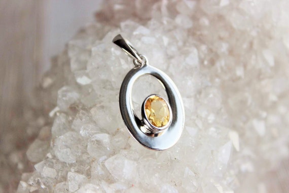 Gorgeous 925 Sterling Silver Natural Citrine Pendant, Gemstone Pendant, Gift Pendant, Handmade Pendant, Pendant Necklace, Stone Jewelry,