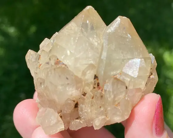 Rare Cathedral Smoky Citrine Crystal From The Congo Republic, Lightbrary Kundalini Quartz, Natural Citrine Point #3
