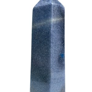 Shop Dumortierite Stones & Crystals! Dumortierite Stone Point – Polished Dumortierite Crystal Point – Standing Dumortierite Quartz Crystal Tower – Dumortierite Tower – 3 | Natural genuine stones & crystals in various shapes & sizes. Buy raw cut, tumbled, or polished gemstones for making jewelry or crystal healing energy vibration raising reiki stones. #crystals #gemstones #crystalhealing #crystalsandgemstones #energyhealing #affiliate #ad