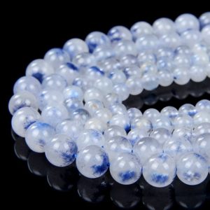 Genuine Rare Dumortierite In Quartz Gemstone Grade AAA 4mm 5mm 6mm 7mm 8mm 9mm Round Loose Beads (A254) | Natural genuine beads Dumortierite beads for beading and jewelry making.  #jewelry #beads #beadedjewelry #diyjewelry #jewelrymaking #beadstore #beading #affiliate #ad