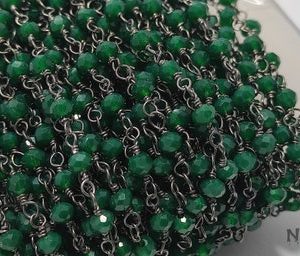 Shop Emerald Rondelle Beads! Beautiful Emerald Hydro Beads Rosary Chains | Emerald Rondelle Beads Rosary Chains | Emerald Hydro Beads Chains |Bulk Wholesale Beads Chains | Natural genuine rondelle Emerald beads for beading and jewelry making.  #jewelry #beads #beadedjewelry #diyjewelry #jewelrymaking #beadstore #beading #affiliate #ad