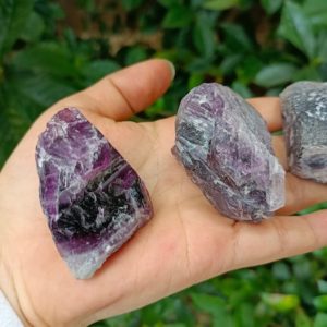 Shop Raw & Rough Fluorite Stones! Raw Purple Fluorite Chunk 30-50mm | Natural genuine stones & crystals in various shapes & sizes. Buy raw cut, tumbled, or polished gemstones for making jewelry or crystal healing energy vibration raising reiki stones. #crystals #gemstones #crystalhealing #crystalsandgemstones #energyhealing #affiliate #ad